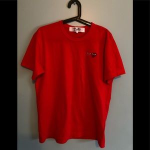 Comme des garçon t shirt play